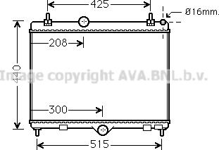 Prasco PEA2358 - Radiators, Motora dzesēšanas sistēma ps1.lv