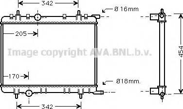 Prasco PEA2251 - Radiators, Motora dzesēšanas sistēma ps1.lv