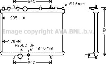 Prasco PEA2266 - Radiators, Motora dzesēšanas sistēma ps1.lv