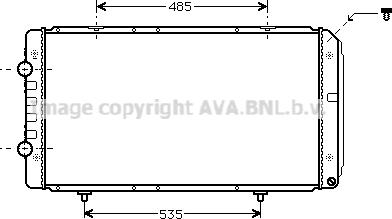 Prasco PEA2268 - Radiators, Motora dzesēšanas sistēma ps1.lv