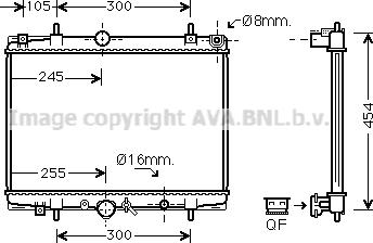 Prasco PEA2200 - Radiators, Motora dzesēšanas sistēma ps1.lv