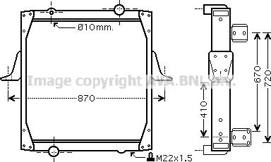 Prasco RE2068 - Radiators, Motora dzesēšanas sistēma ps1.lv