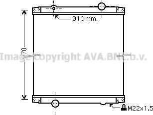 Prasco RE2010N - Radiators, Motora dzesēšanas sistēma ps1.lv