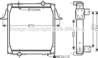 Prasco RE2011 - Radiators, Motora dzesēšanas sistēma ps1.lv