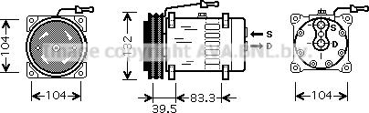 Prasco REAK072 - Kompresors, Gaisa kond. sistēma ps1.lv