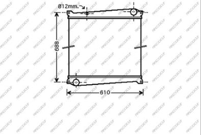 Prasco RN972R001 - Radiators, Motora dzesēšanas sistēma ps1.lv