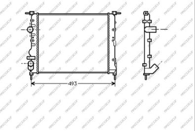 Prasco RN320R003 - Radiators, Motora dzesēšanas sistēma ps1.lv