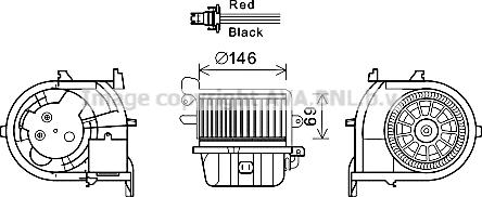 Prasco RT8588 - Elektromotors, Salona ventilācija ps1.lv