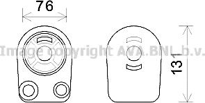 Prasco RT3607 - Eļļas radiators, Motoreļļa ps1.lv