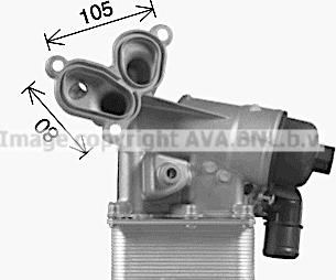 Prasco RT3631H - Eļļas radiators, Motoreļļa ps1.lv