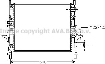 Prasco RT2206 - Radiators, Motora dzesēšanas sistēma ps1.lv