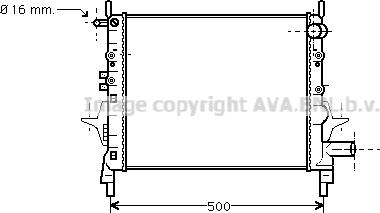 Prasco RTA2217 - Radiators, Motora dzesēšanas sistēma ps1.lv