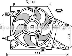 Prasco RT7548 - Ventilators, Motora dzesēšanas sistēma ps1.lv