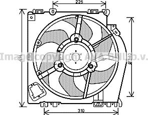 Prasco RT7542 - Ventilators, Motora dzesēšanas sistēma ps1.lv