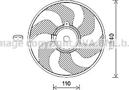 Prasco RT7567 - Ventilators, Motora dzesēšanas sistēma ps1.lv