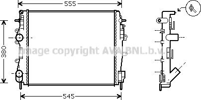 Prasco RTA2325 - Radiators, Motora dzesēšanas sistēma ps1.lv