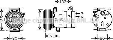Prasco RTK440 - Kompresors, Gaisa kond. sistēma ps1.lv