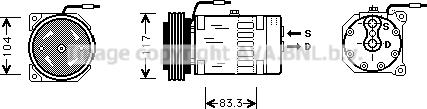 Prasco RTK403 - Kompresors, Gaisa kond. sistēma ps1.lv