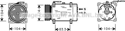 Prasco RTK038 - Kompresors, Gaisa kond. sistēma ps1.lv