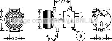 Prasco RTK385 - Kompresors, Gaisa kond. sistēma ps1.lv