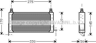 Prasco SB3017 - Eļļas radiators, Motoreļļa ps1.lv