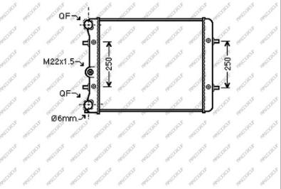 Prasco SK020R003 - Radiators, Motora dzesēšanas sistēma ps1.lv