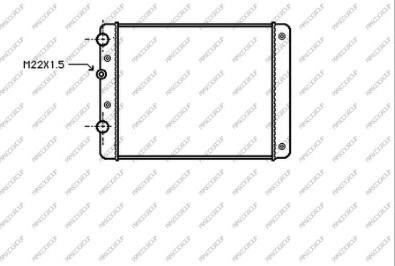 Prasco ST001R004 - Radiators, Motora dzesēšanas sistēma ps1.lv