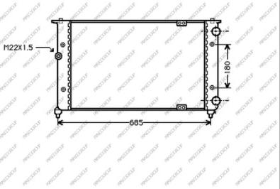 Prasco ST027R006 - Radiators, Motora dzesēšanas sistēma ps1.lv