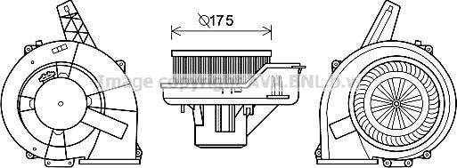 Prasco ST8045 - Elektromotors, Salona ventilācija ps1.lv