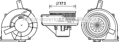 Prasco ST8047 - Elektromotors, Salona ventilācija ps1.lv