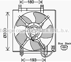 Prasco SU7517 - Ventilators, Motora dzesēšanas sistēma ps1.lv