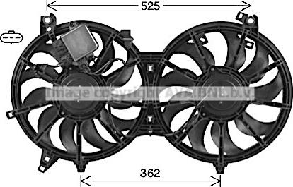 Prasco TO7762 - Ventilators, Motora dzesēšanas sistēma ps1.lv