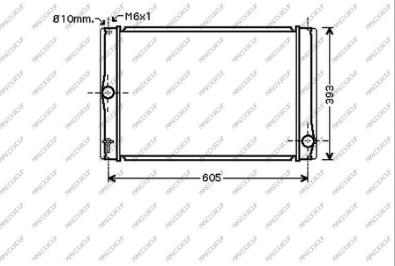 Prasco TY090R006 - Radiators, Motora dzesēšanas sistēma ps1.lv