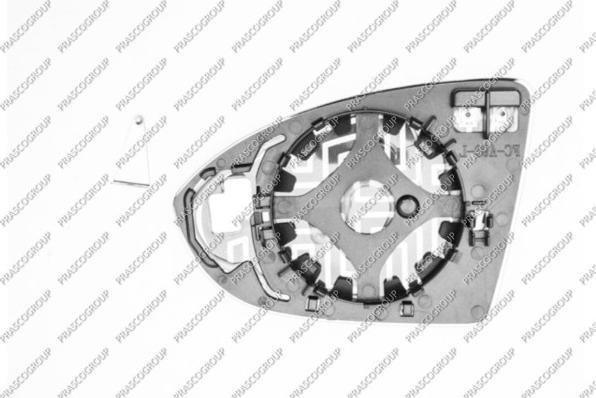 Prasco VG7217503 - Spoguļstikls, Ārējais atpakaļskata spogulis ps1.lv