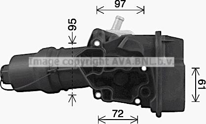 Prasco VN3329H - Eļļas radiators, Motoreļļa ps1.lv