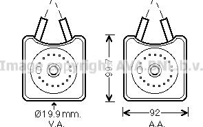 Prasco VN3215 - Eļļas radiators, Motoreļļa ps1.lv