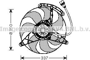 Prasco VN7516 - Ventilators, Motora dzesēšanas sistēma ps1.lv