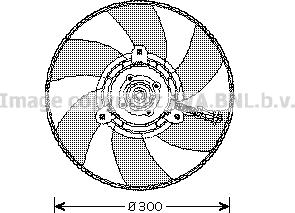 Prasco VN7517 - Ventilators, Motora dzesēšanas sistēma ps1.lv