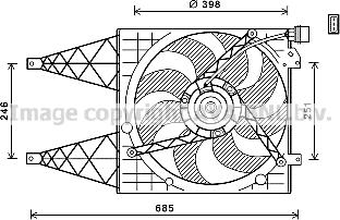 Prasco VN7532 - Ventilators, Motora dzesēšanas sistēma ps1.lv