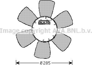 Prasco VN7524 - Ventilators, Motora dzesēšanas sistēma ps1.lv