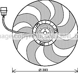 Prasco VN7526 - Ventilators, Motora dzesēšanas sistēma ps1.lv