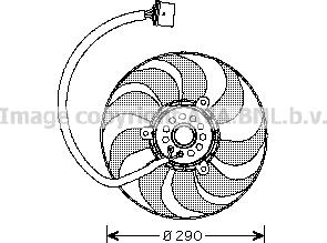 Prasco VN7520 - Ventilators, Motora dzesēšanas sistēma ps1.lv