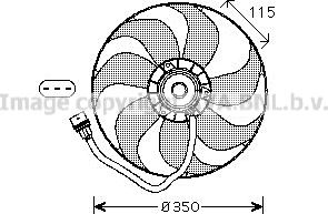 Prasco VN7521 - Ventilators, Motora dzesēšanas sistēma ps1.lv