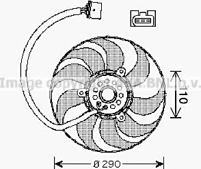 Prasco VN7522 - Ventilators, Motora dzesēšanas sistēma ps1.lv