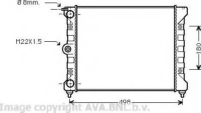 Prasco VW2039 - Radiators, Motora dzesēšanas sistēma ps1.lv