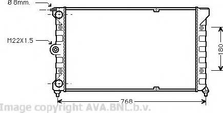 Prasco VW2036 - Radiators, Motora dzesēšanas sistēma ps1.lv