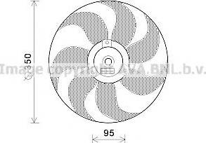 Prasco VW7511 - Ventilators, Motora dzesēšanas sistēma ps1.lv