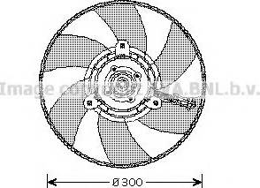 Prasco VW7517 - Ventilators, Motora dzesēšanas sistēma ps1.lv