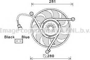 Prasco VW7531 - Ventilators, Motora dzesēšanas sistēma ps1.lv