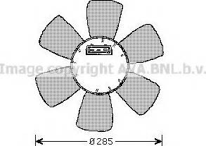 Prasco VW7524 - Ventilators, Motora dzesēšanas sistēma ps1.lv